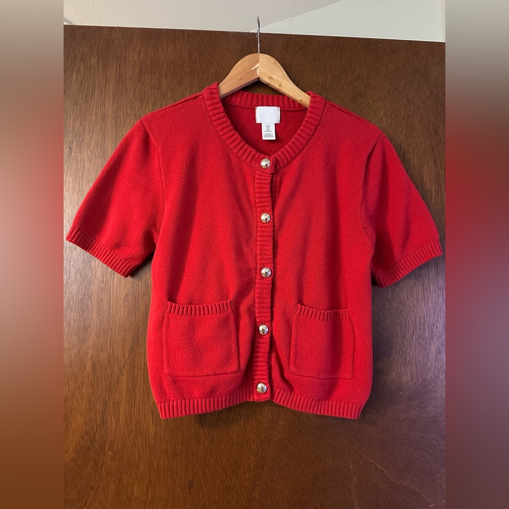 H&M Gold Buttoned Cardigan